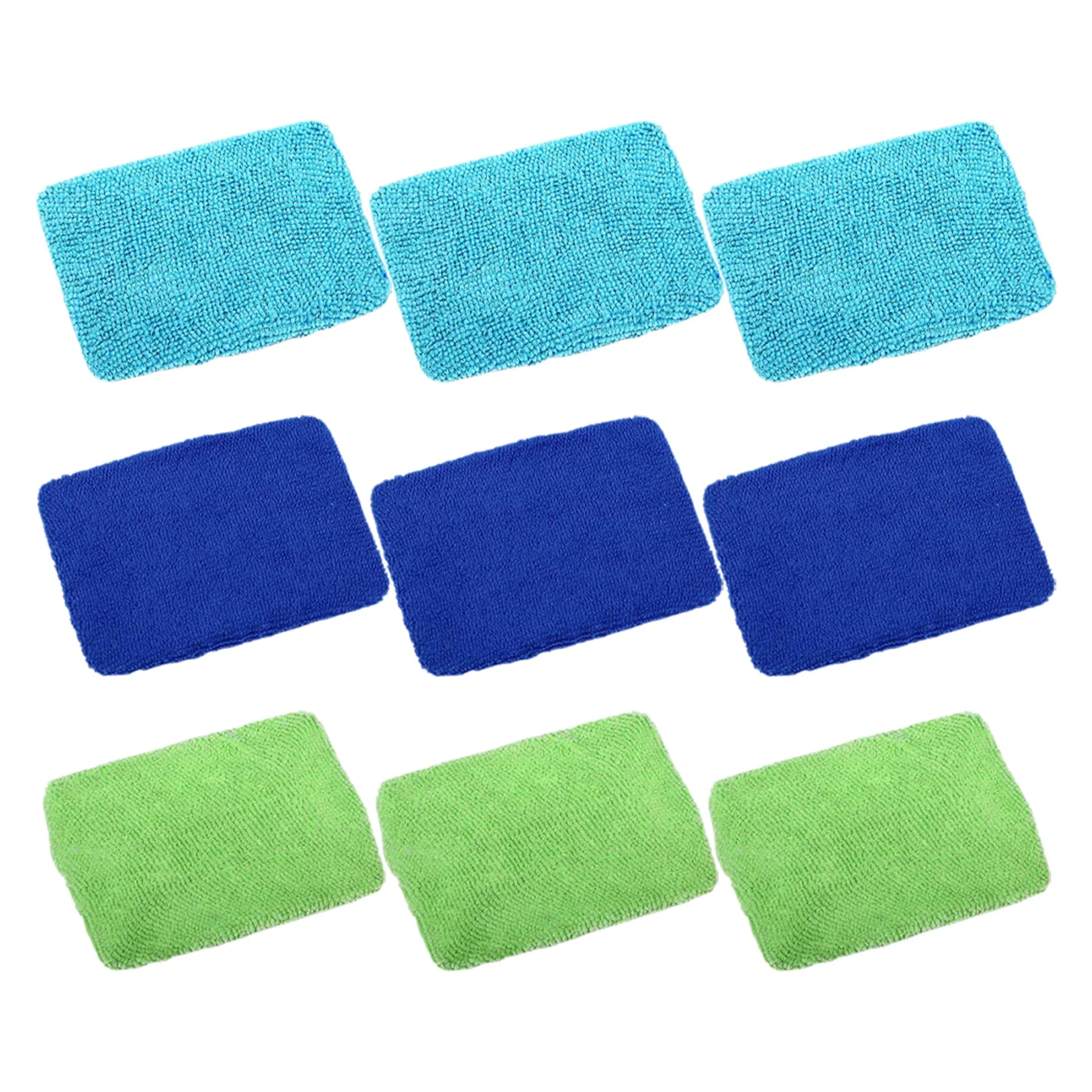 

9pcs Automotive Glass Cleaning Cloth for Car Windshield Window Dust Removal Wiper Tool Household Office Use Convenient Storage