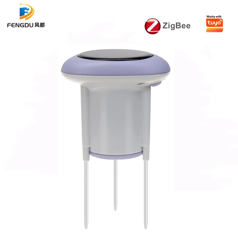 

Беспроводной датчик температуры и влажности почвы Tuya Zigbee с управлением через приложение, термометр для садоводства