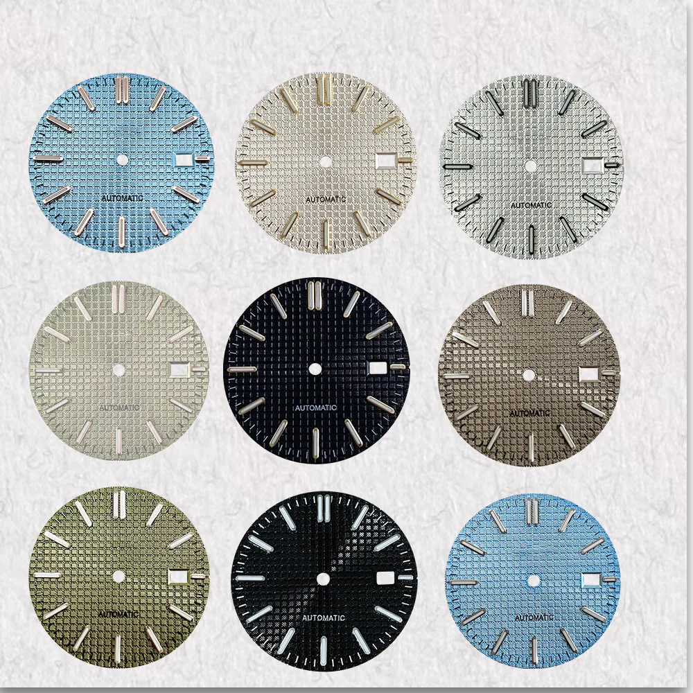 

Latest styles31.8mm S Logo Meteorite Dial Suitable For NH35/NH36 Japanese Movement C3 Strong Watch Modification Accessories