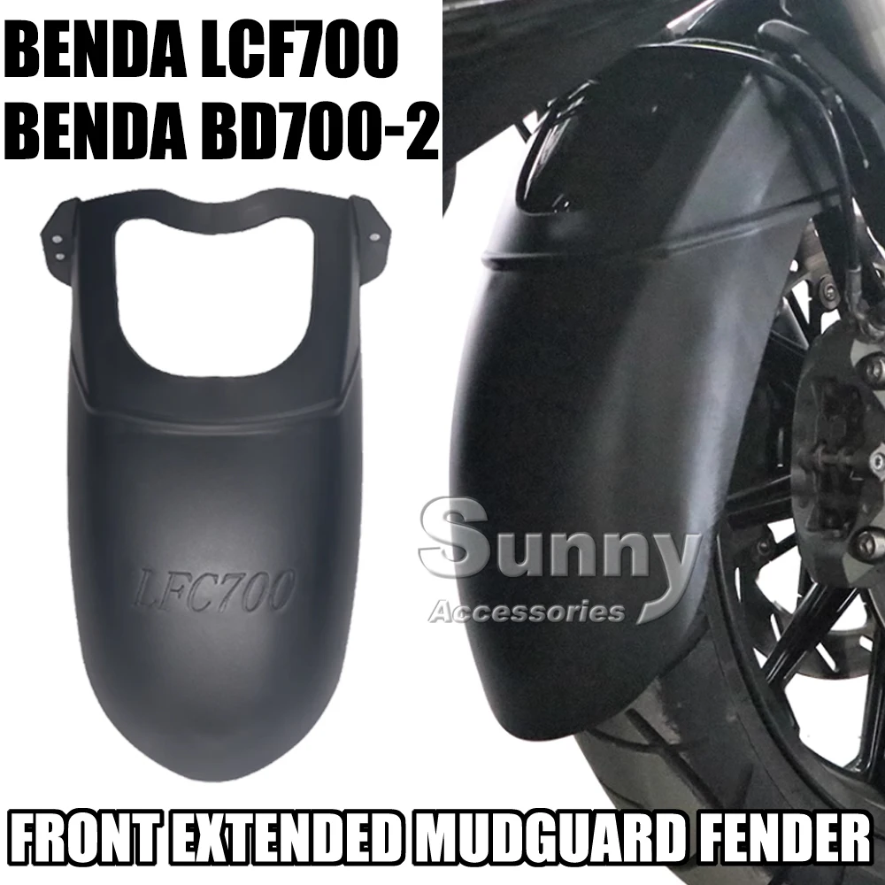 

For Benda LCF700 BD700-2 Front Extended Mudguard Fender No Need To Drill Holes