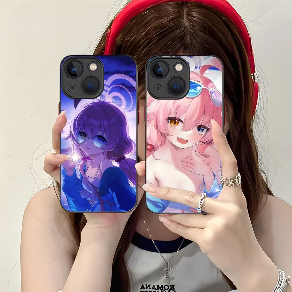 

Чехол для телефона Blue Archive Takahashi Hoshino для iPhone 17, 16, 14, 13, 12, 11 X XR XS 8 7 Pro Max Plus Mini Цветной силиконовый чехол