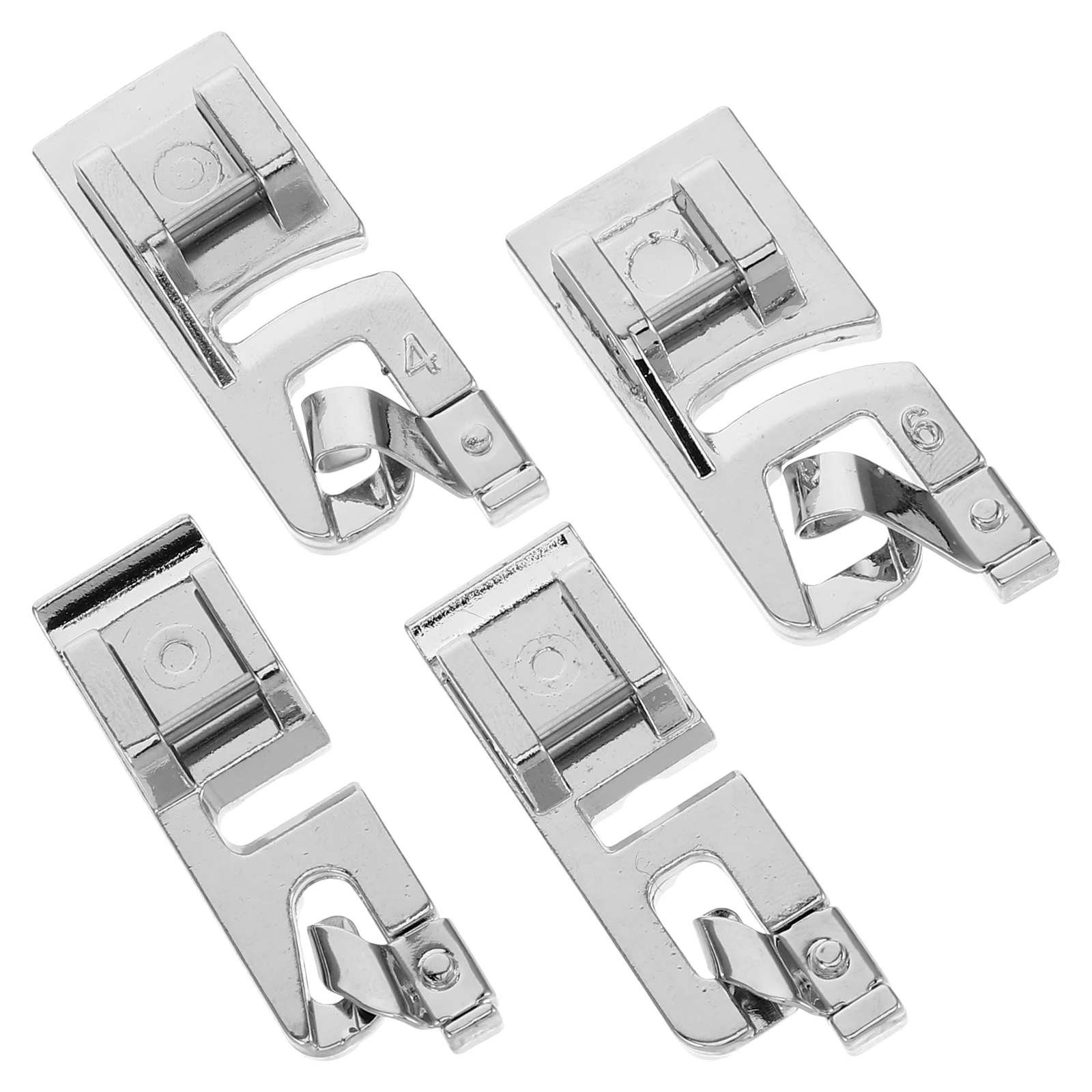 

4pcs Machine Presser Set Invisible Zipper Adjustable Edging Guide Foot For Home Sewing Machines Singer Zipper Foot Attachment