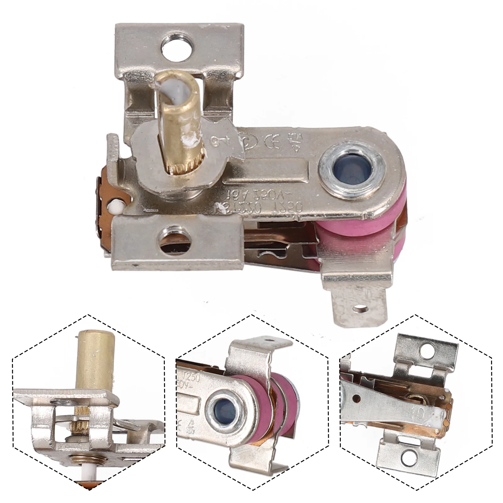 

Temperature Switch Thermostat Thermostat Switch Heating Bimetal Temperature Switch 90 Degrees Celsius New Durable