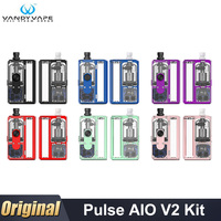 Original Vandy Vape Pulse AIO V2 Kit 80W Vape with 6ML RBA Pod Cartridge IP67 Waterproof Electronic Cigarette Vaporizer