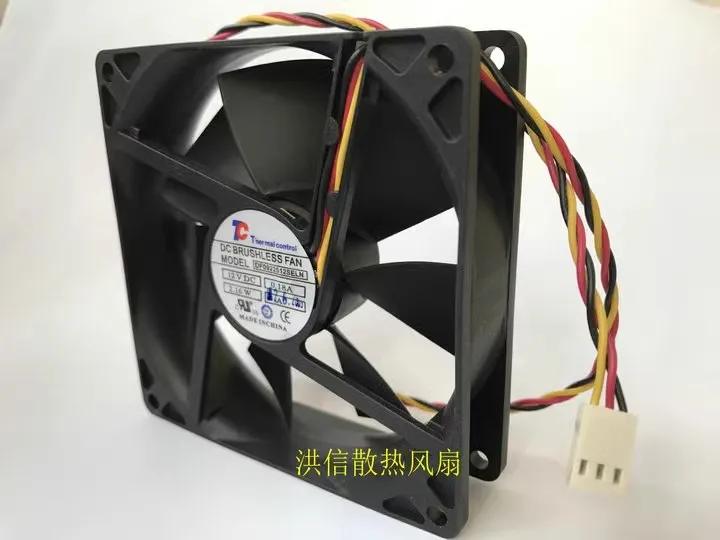 TC Cooling Fan, DF0922512SELN, DC 12V, 0.18A, 2.16W, Frete Grátis, Novo