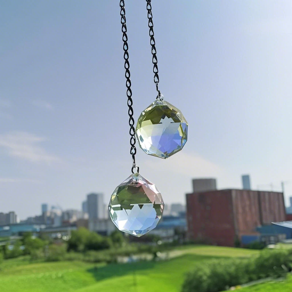

Оптическая призма, многогранный хрустальный шар, реквизит для фотосъемки, элегантный кулон, ловец солнца и бусина для люстры – радужное изготовление