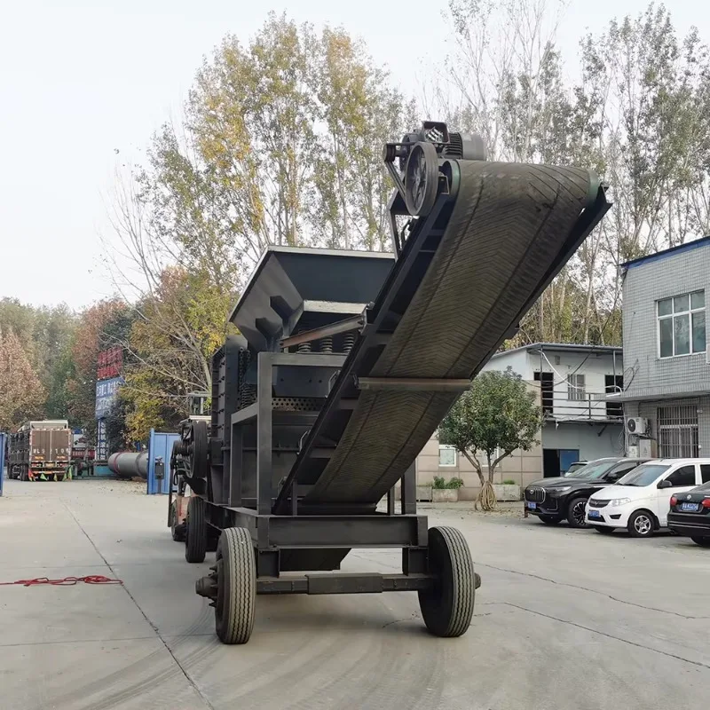 Customize Portable Rock and Concrete Crusher Large Pebble Construction Waste Mobile Stone Jaw Crusher 60t/hour Mining Machinery