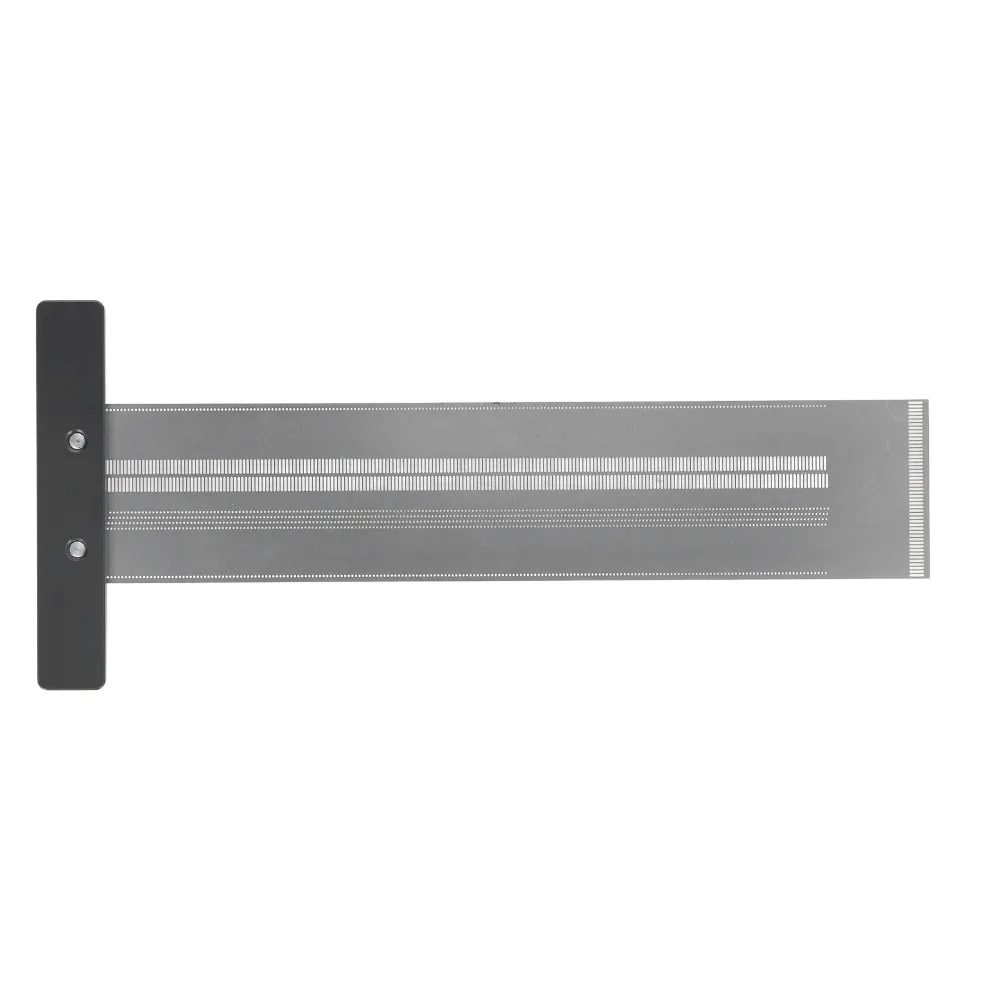 Silver Woodworking Marking Ruler Stainless Steel Measuring Length 200mm Carpenter T Ruler Precision Marking Tool For Woodworkers