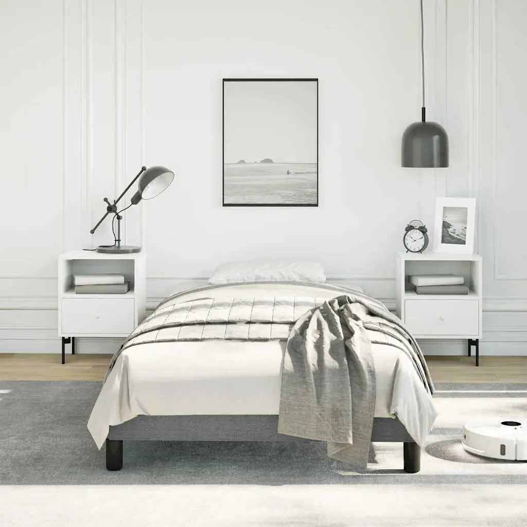 Bed Fe Without Mattr k Gray 39.4