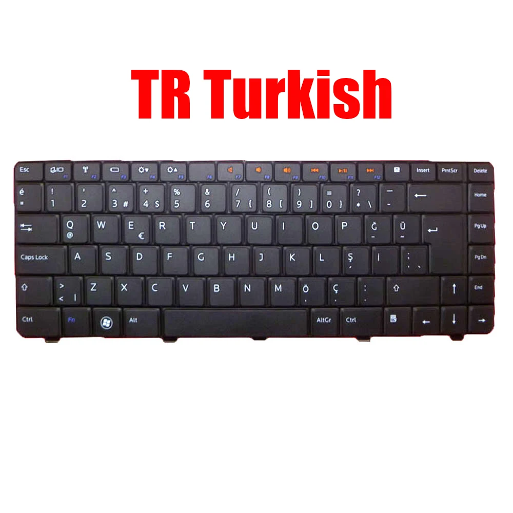 Arabic/German/Slovakian/Turkish/Thailand Laptop Keyboard For DELL For Inspiron 13 N3010 14 M4010 N4020 N4030 14R N4010 New