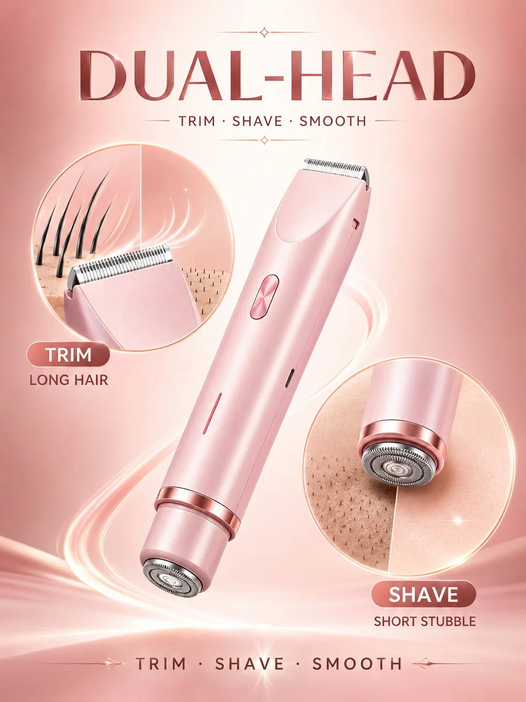 IPX7 Waterproof Dual Head Wome - Women Accessories Clearance ulasan dan harga