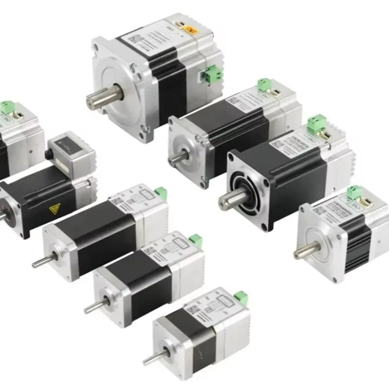 

Интегрированный серводвигатель постоянного тока 57 мм Nema23, 24В, 0.6 Нм, 188 Вт, абсолютный энкодер, 3000 об/мин, IE3