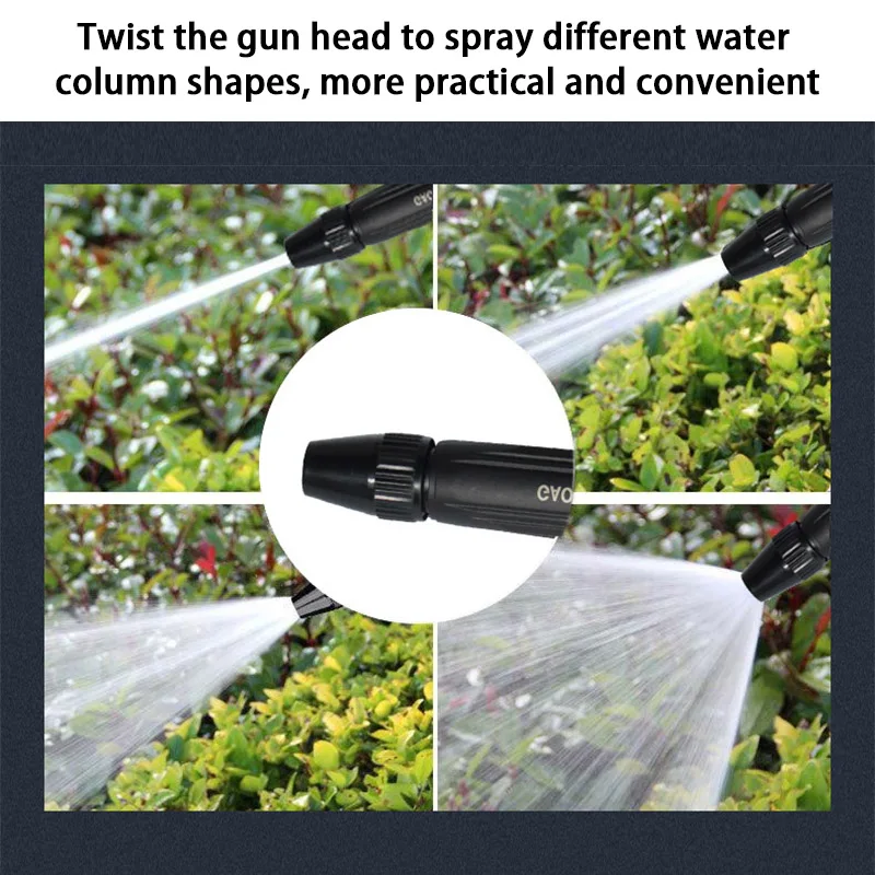 Portable High Pressure Washing Water Gun Adjustable Direct Spray Car Wash Nozzle Home Garden Watering Gun 1/2'' Copper Coupling image 5