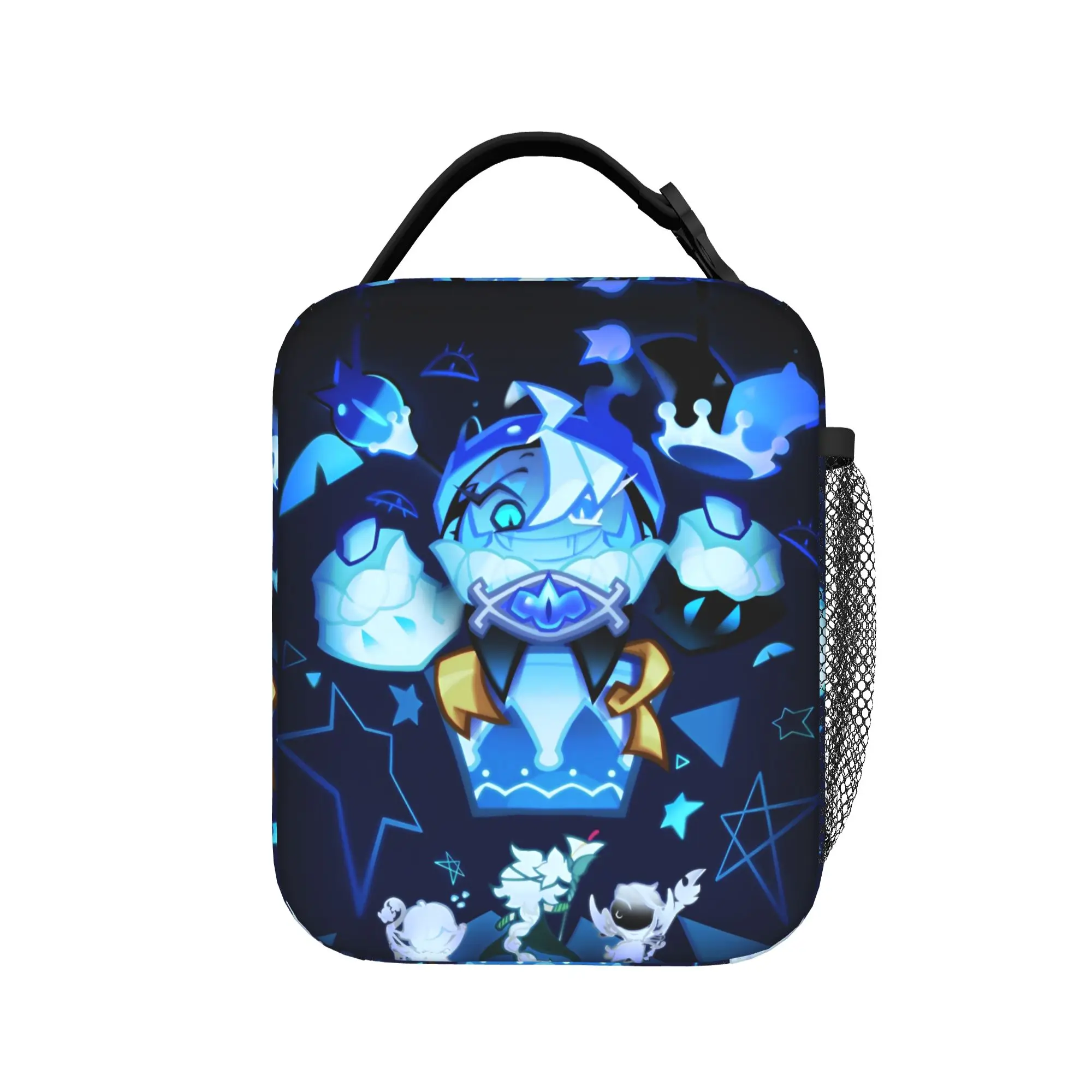 Shadow Milk Cookie Run Kingdom Insulated Lunch Bag Large Cute Cartoon Anime Reusable Cooler Bag Tote Lunch Box Beach  Outdoor