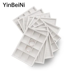 YinBeiNi Stackable Ring Earrings Necklace Bracelet Storage Tray Jewelry Organizer Jewel Accessories Storage Tray With Cover P001