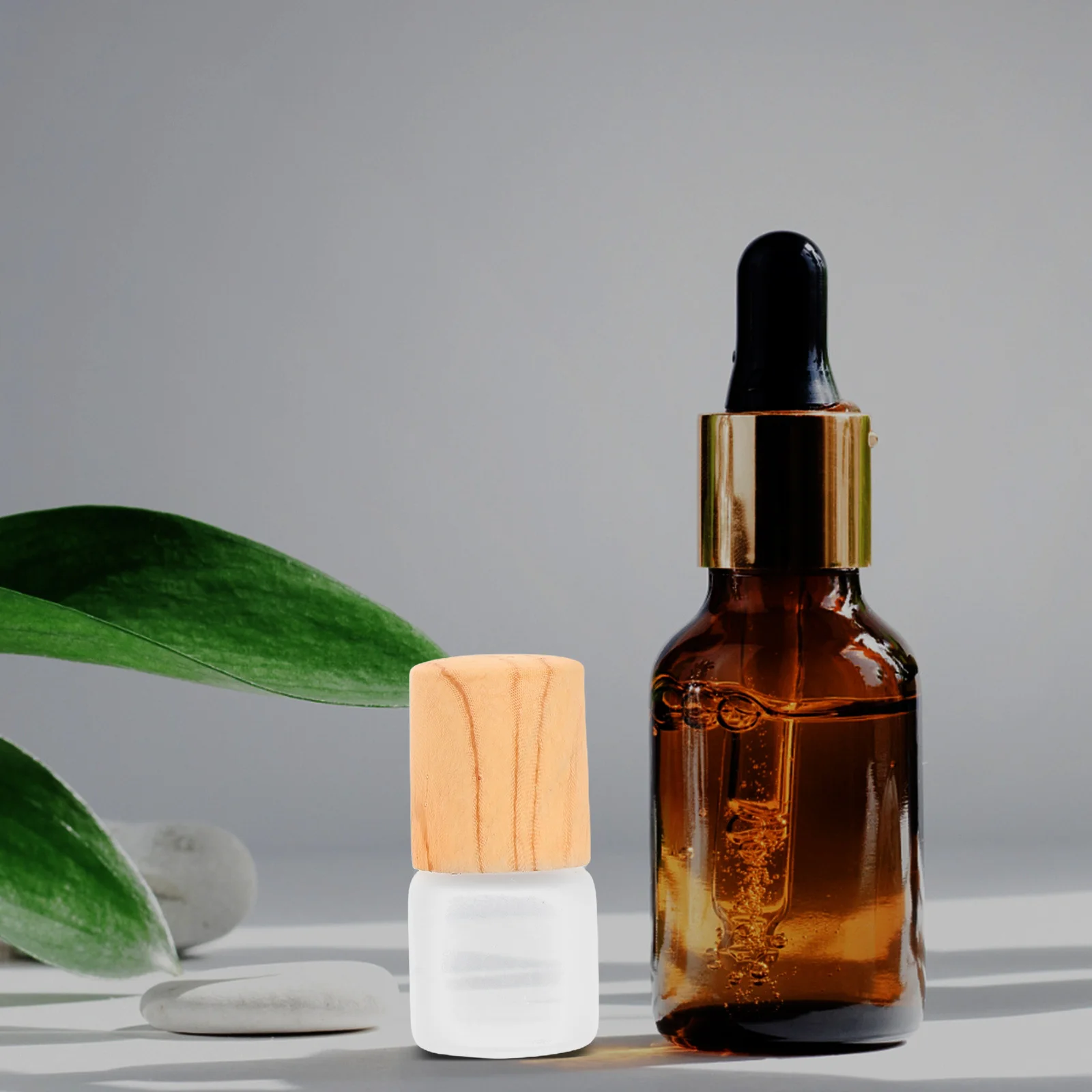 20 Stück nachfüllbare Glas-Parfüm-Roller-Flaschen, Mini-Reise-Probenflaschen, Behälter für ätherische Öle, Aromatherapie-Duftroller