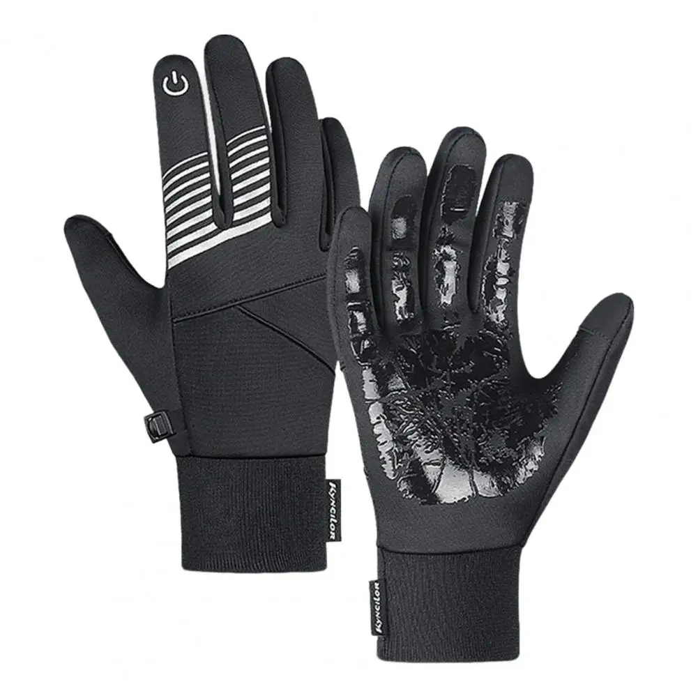 Gants de moto pour hommes et femmes, 1 paire, de protection thermique, antidérapants, universels, pour cyclisme en plein air