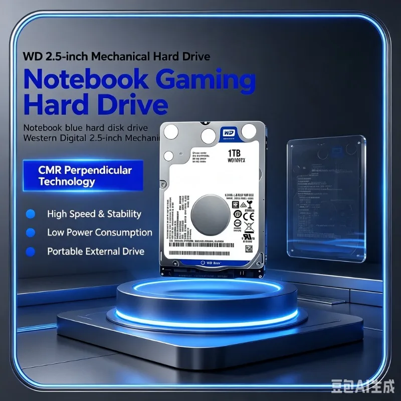 Western Digital WD Laptop Mechanical Hard Drive 500GB/1TB High-Speed Gaming 2.5-Inch Portable Hard Drive