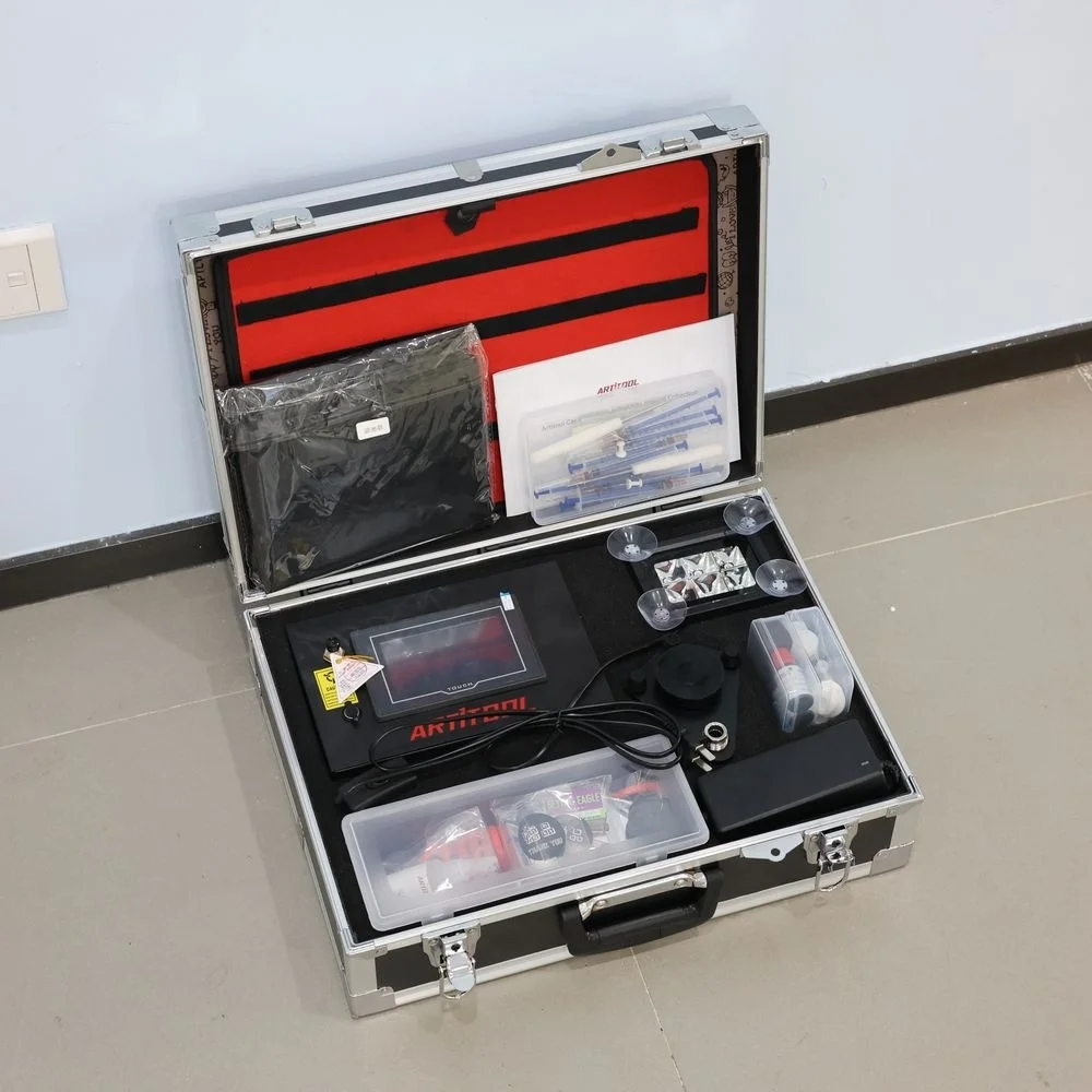 E8 Auto Glass Repair Machine Composite Damage Repair Solution High Adsorption Force Buzzer Alert Glass Maintenance