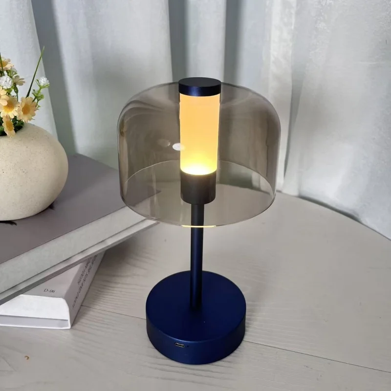 Cordless Portable Touch Desk Lamp | Rechargeable LED Lamp | Waterproof Outdoor Camping | Dimmable | Terrace Decorative Desk Lamp