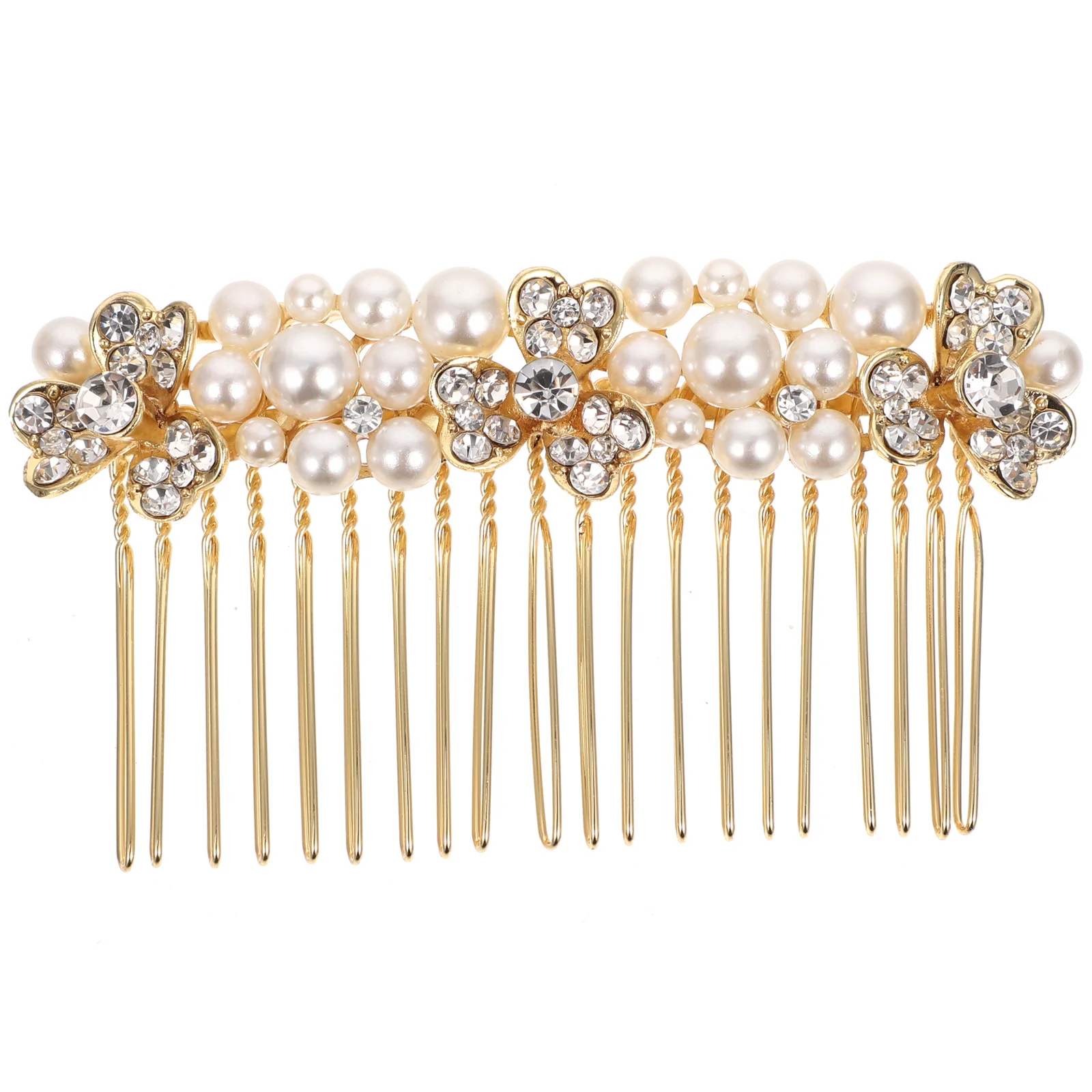 

Легкие свадебные аксессуары из жемчужного сплава, аксессуары для волос со стразами и кристаллами для свадьбы, расческа для волос, расческа для невесты