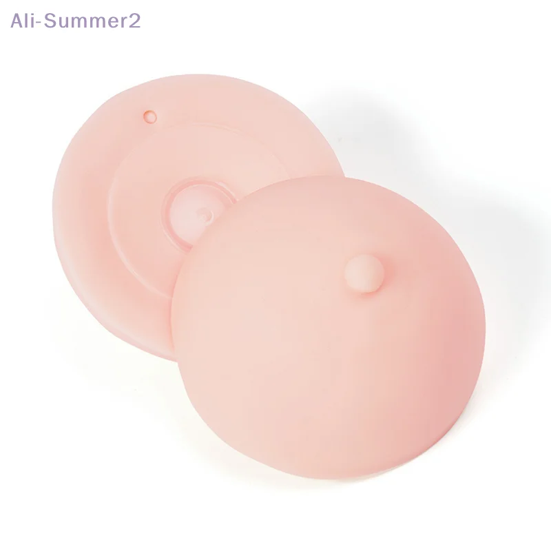 

1/2Pcs 3D Silicone Chest Tattoo Areola Practicing Skin Fake Breasts With Tips Chest Pleural For Tattoo Permanent Makeup Tools