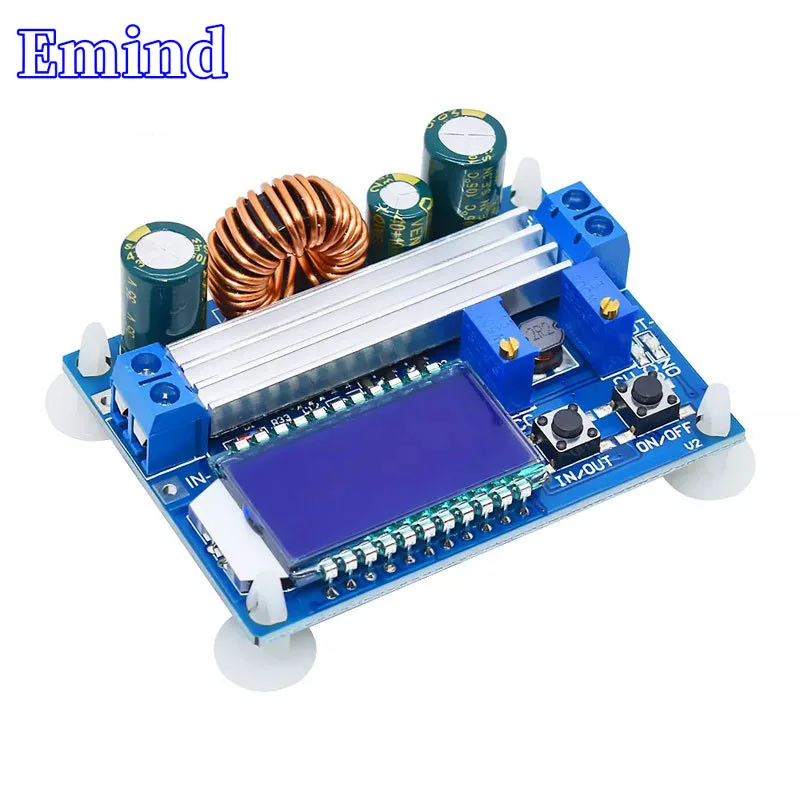 

1/3/5/10/20Pcs LCD Display Automatic Buck-Boost Module 4A Adjustable CC/CV Lithium Battery Charging Voltage And Power Display