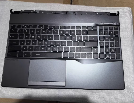 

Grey New laptop palmrest cover with keyboard for MSI GE65 backlit