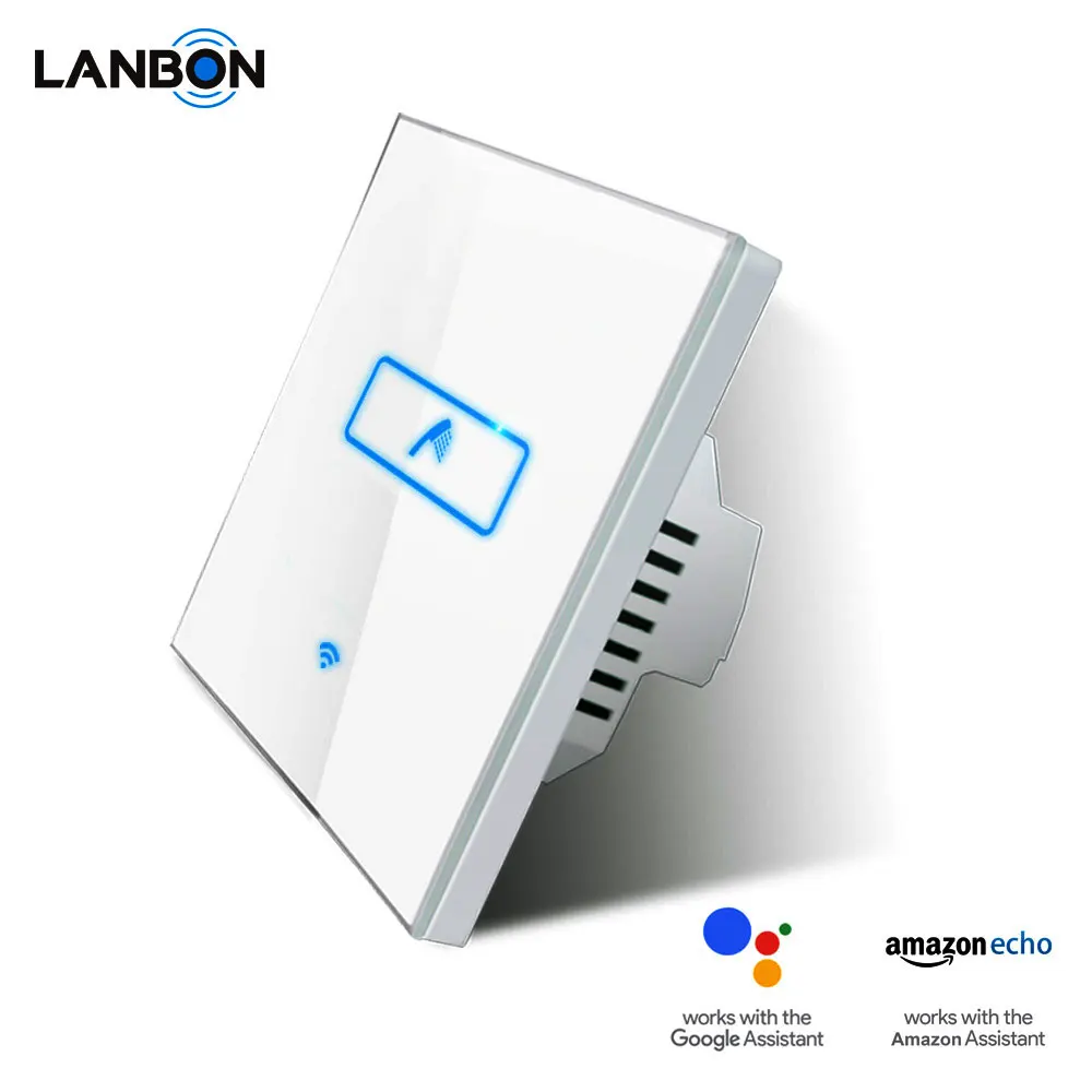 Lanbon Smart Home WiFi Remote Touch Schalter Smart Warmwasserbereiter Timer Wandschalter Fernbedienung WiFi Kessel Controller
