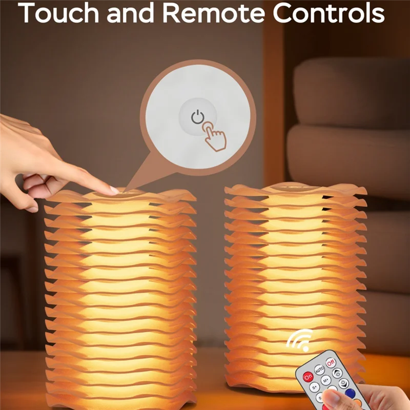 SYW-Dynamic Lighting Colorful Night Light Touch Sensor Bedside Lamp With 3D Illusion Design 7 Colors Remote Control LED Lamp