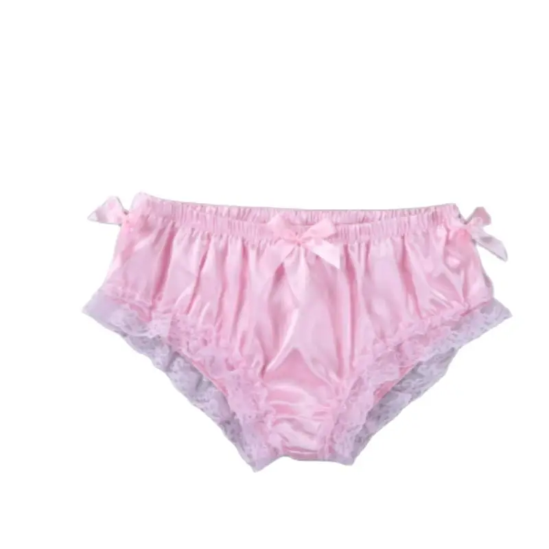 Hot Selling Pink Yarn Triangular Shorts in France, Sexy Multi-color Customized Sissy Adult Baby Adult Little Girl Cross Dressing