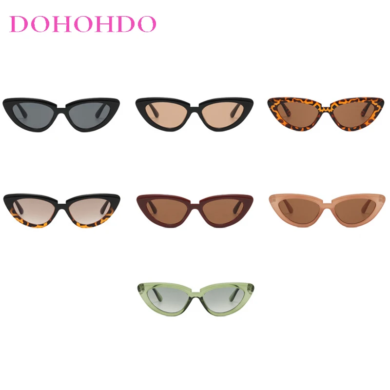 

Luxury Vintage Triangle Cat Eye Sunglasses Women Small Frame Sun Glasses Female Retro Fashion Travel Shades Oculos De Sol UV400