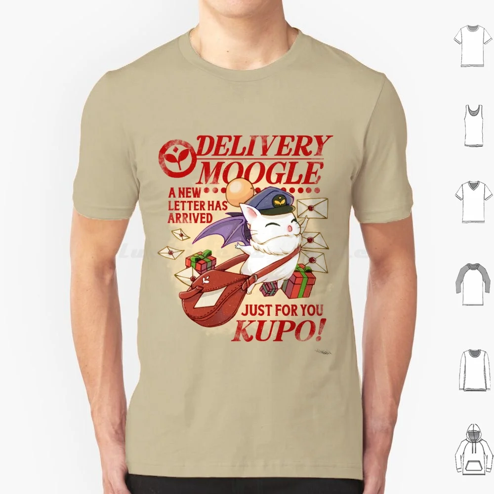 Entrega Moogle camiseta talla grande 100% algodón Ffxiv Final Fantasy Ff14 Final Fantasy Xiv Final Fantasy 14 lindo Xiv