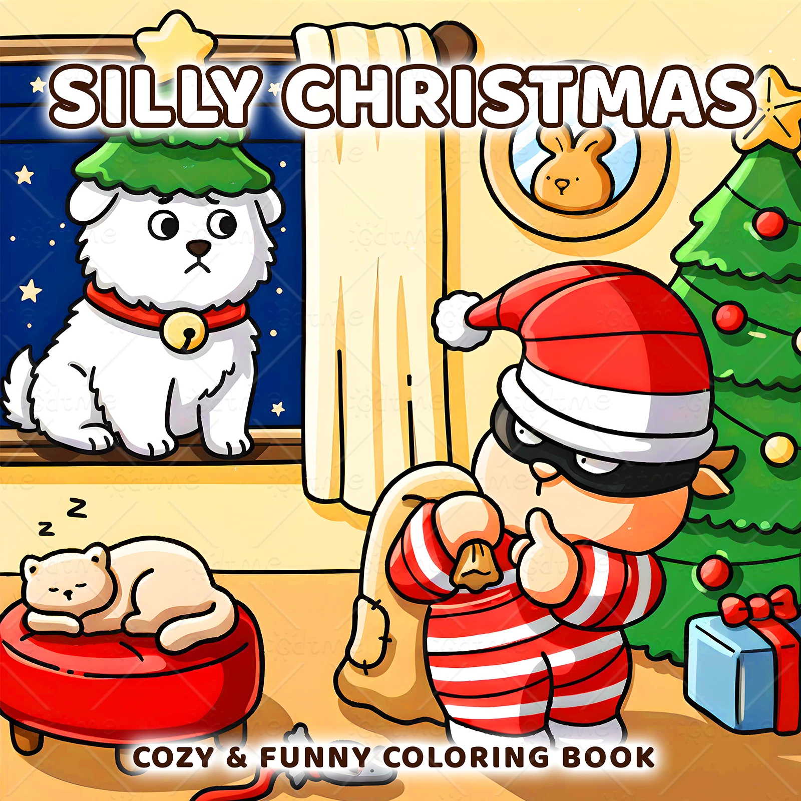 كتاب تلوين مريح لعيد الميلاد: مثالي لمتعة عقلي! الوالدين المثالي - الترابط / لون غامر. لعيد الميلاد والعطلات #1