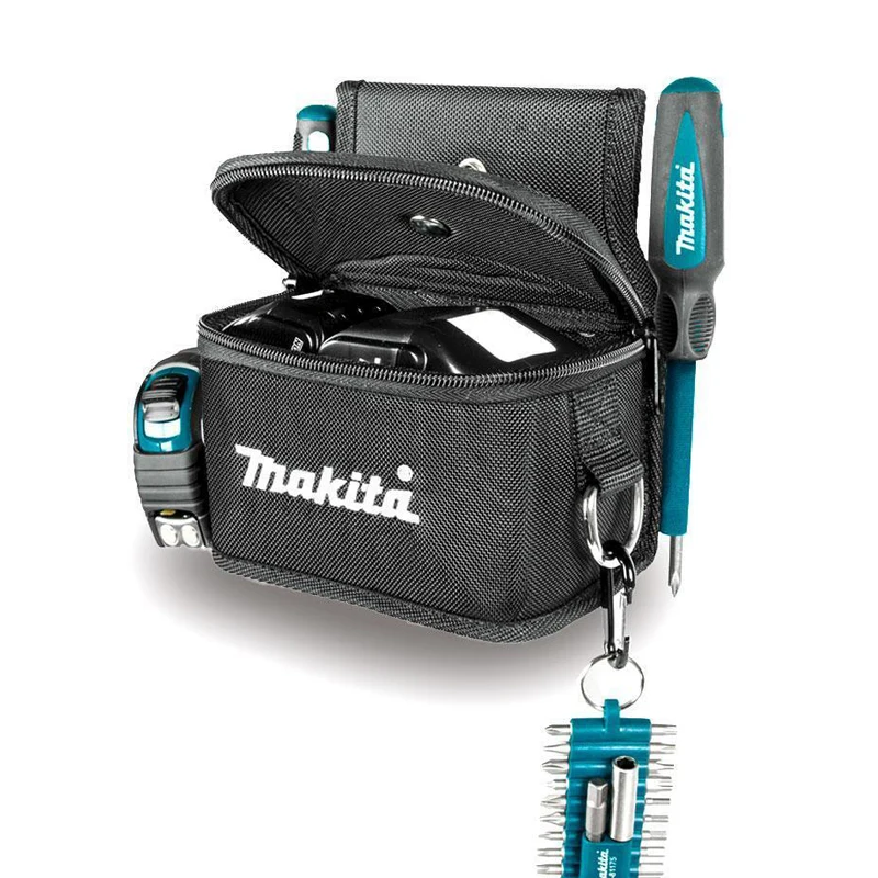 MAkita E-15263 Zip Top Pouch To Suit 18V Li-ion Batteries Or Fixings 3L Technology 3D Shaped Pouches Large Capacity