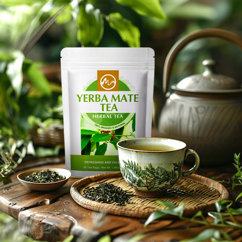 Yerba Mate Tea Instant Powder with Prebiotics, Probiotics,Clean Energy, Mental Clarity Gut Wellness, Adult Super Drink