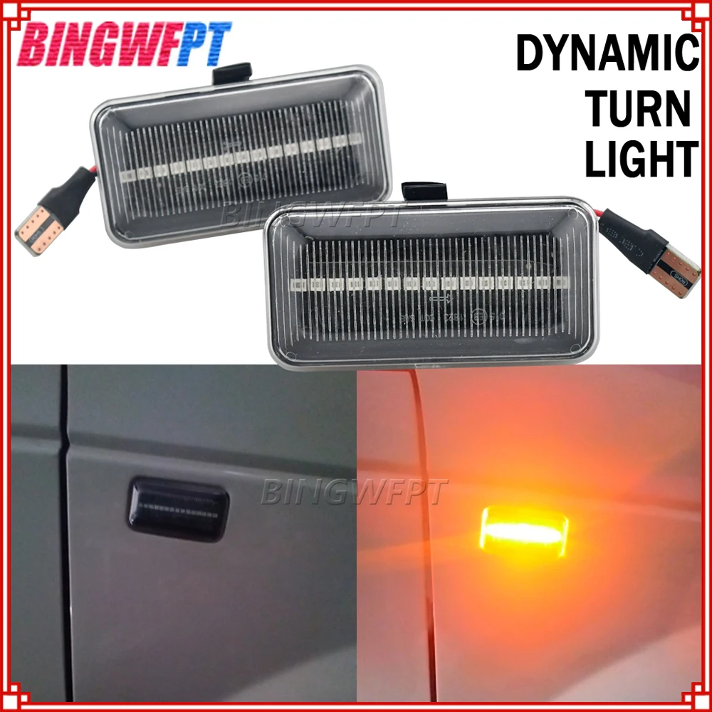 For VW Volkswagen Golf 3 MK3 1H1 1H5 1E7 Passat 35i Vento 1H2 1991-1995 LED Side Marker Turn Light Signal Sequential scroll Lamp
