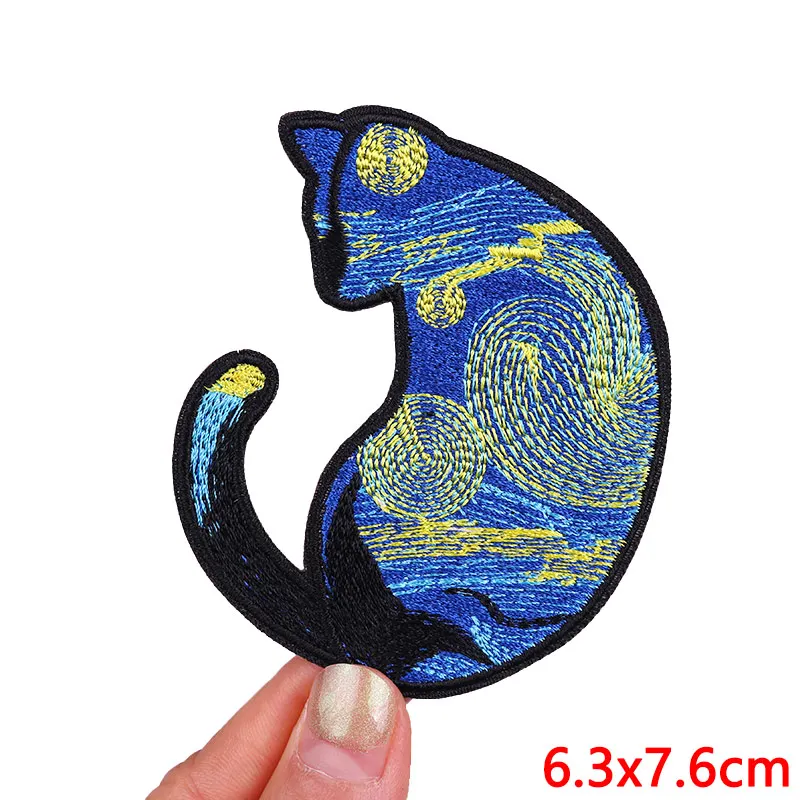 Mountain Camping Embroidered Patches Adventure Travel Patch Iron On Patches For Clothing thermoadhesive Patches Jackets Sew DIY