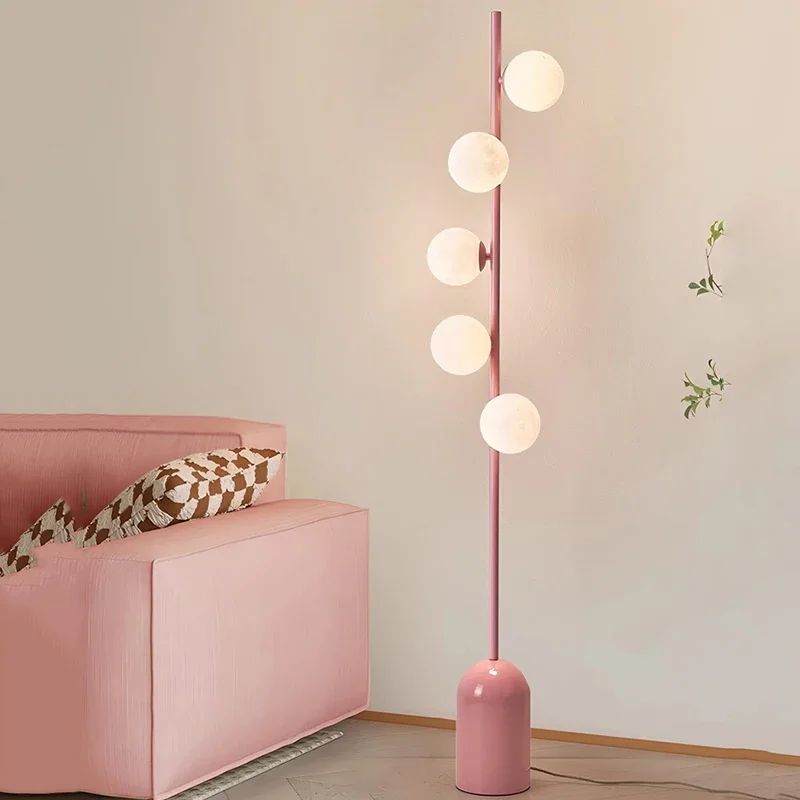 Bedroom French Creative Floor Lamp Standing LED Reading Light Floor Lamp Study Room Modello Dello Scaffale Home Furniture