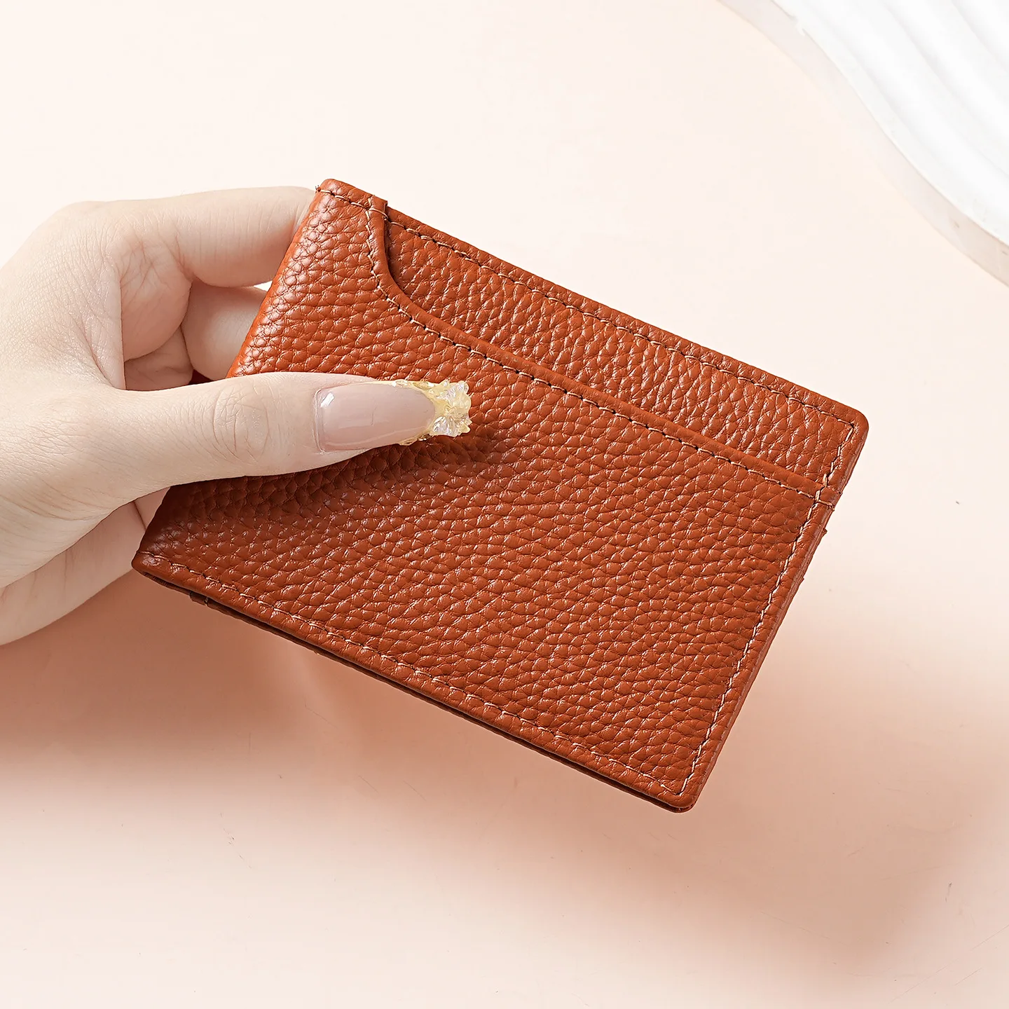 Multi Functional Leather Driver's License Card Holder Ultra-thin New Model Men's and Women's Driver's License Book Leather Cover