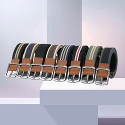 New Style Pin Buckle Canvas Belt Men's women's Woven Belt Young Student Jeans Belts for Men Luxury Designer Brand zpxhyh belt