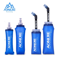 AONIJIE 250ML 600ML Foldable Silicone Soft Flask Water Bottle for Outdoor Sport Traveling Running Kettle Hydration Pack Bag Vest