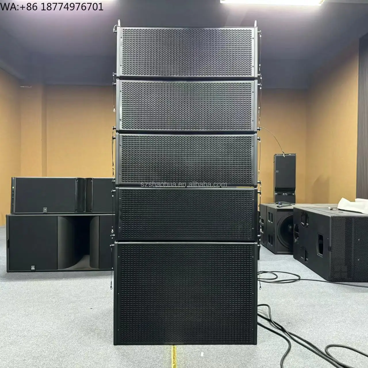 2100B Dual 10 Inch Passive Line Array Speakers Pro Audio Active Sound System PA Speaker for Stage