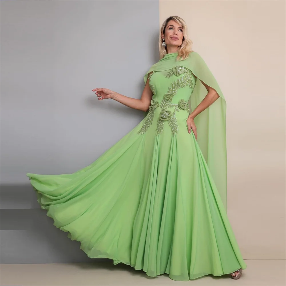 

Saudi Arabia Formal Dress Dearin Scoop Neckline A-line Floor Length Skirts Tulle Bespoke Occasion Dresses Prom Evening Gown