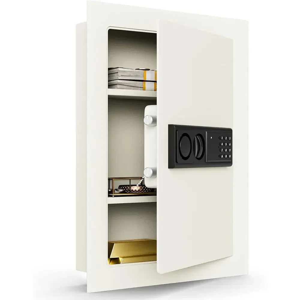 Built-In Wall Electrical Safety Cabinet, White