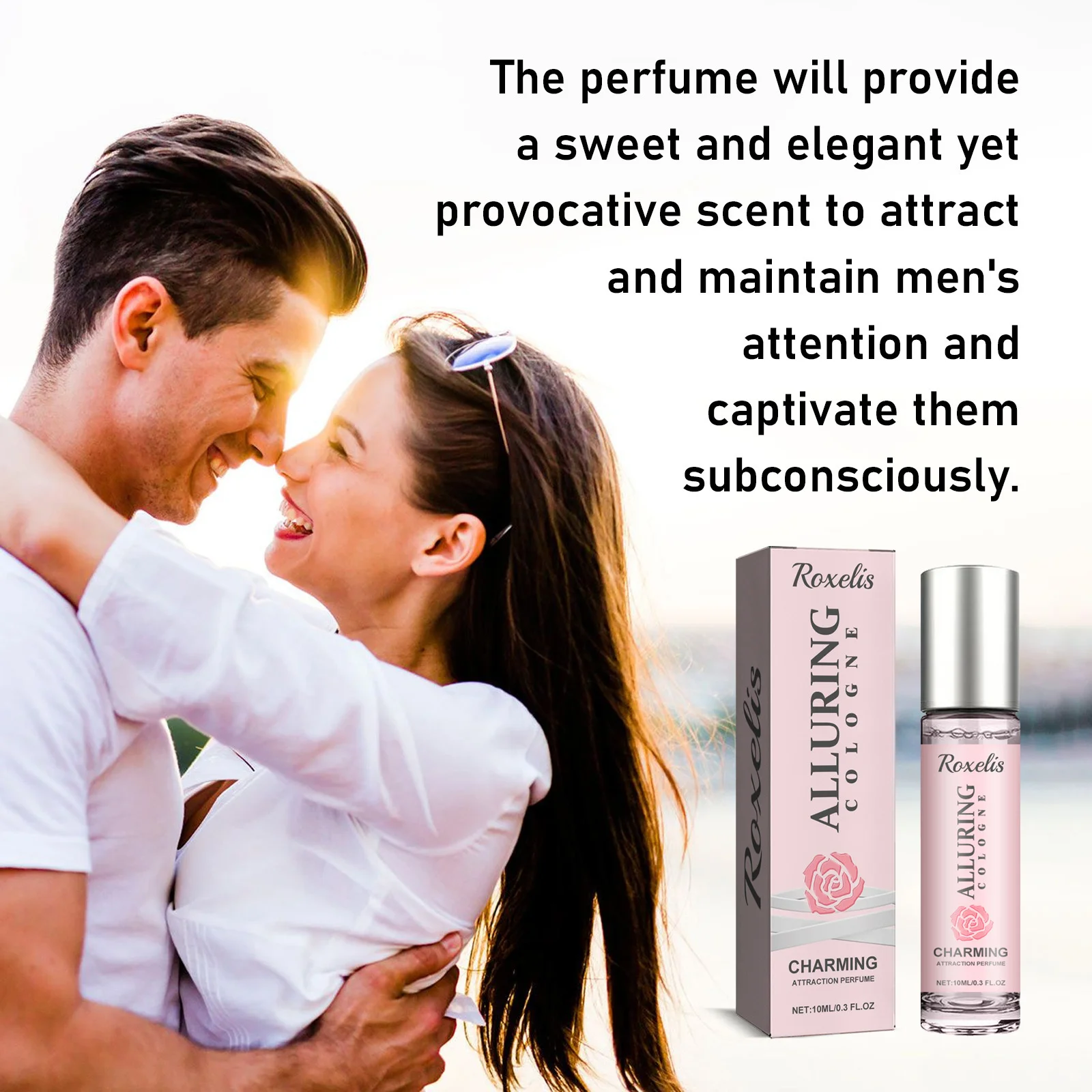 Vrouwen Rose Dating Roll Ball Parfum Bloemengeur Blijvende geur Aantrekken van mannen Houd charme Verbeter het vertrouwen Flirten Parfum