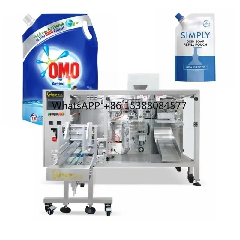 Автоматический носик, мешок для наполнения пакетов Doy, упаковочное оборудование, шампунь, мыло, жидкое моющее средство, мини-паковочная машина Doypack