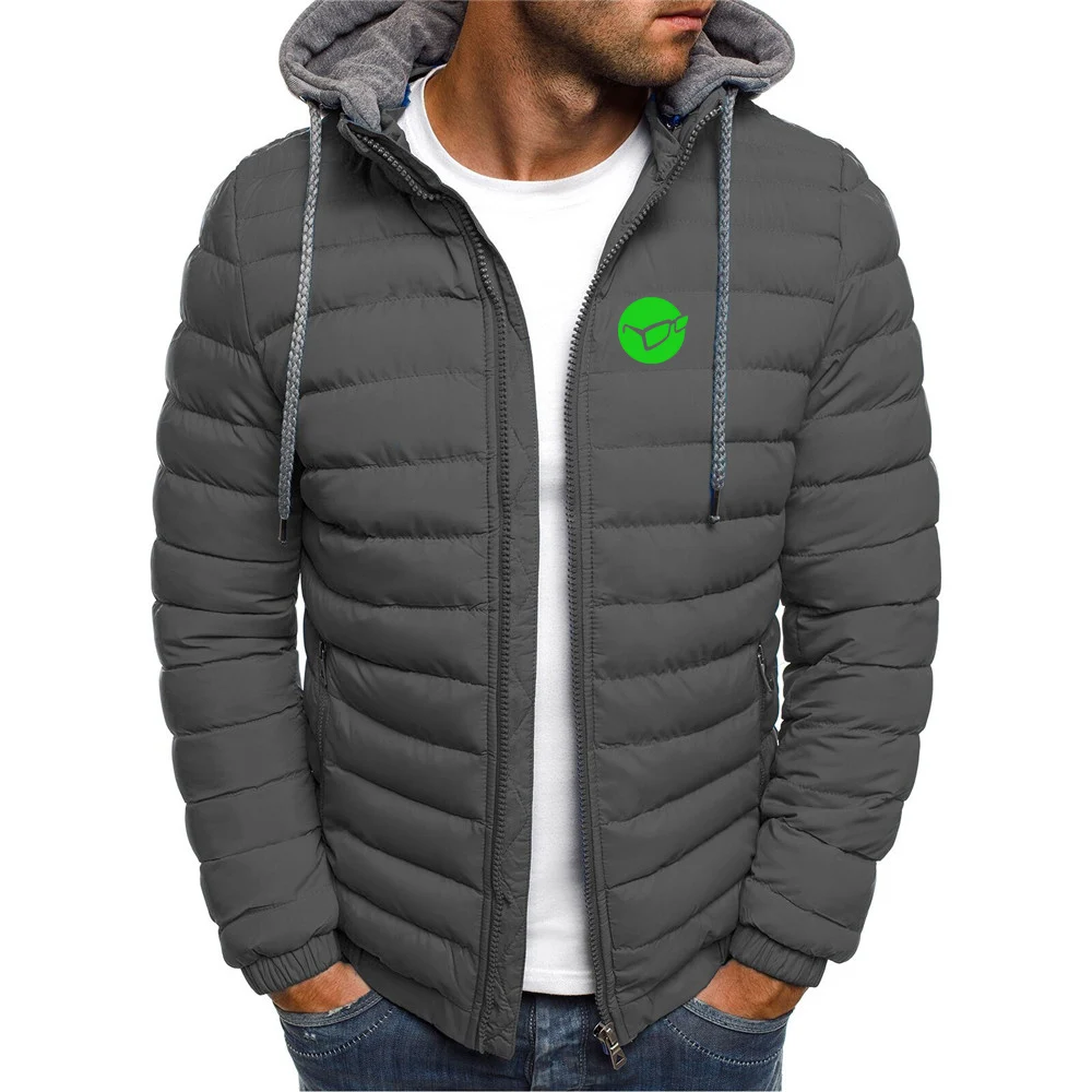 Korda Inspired Tribute 2025 Autumn And Winter Man's New Seven-color Cotton-padded Hoodies Leisure Zipper Jacket Clothing