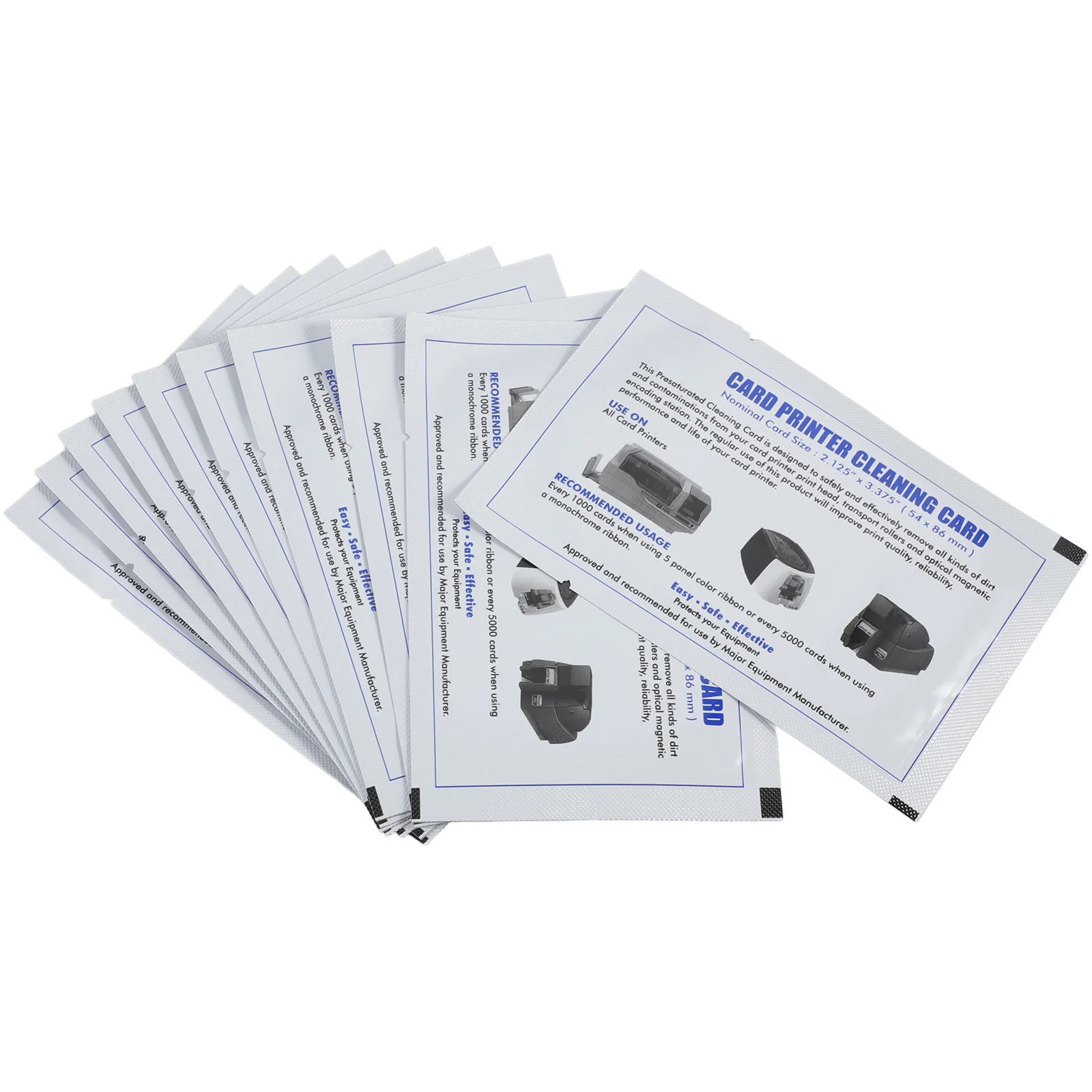 クリーニングカード 10 個 クレジットカード機用 再利用可能 POS 端末リーダー クリーナー メンテナンス用品 ダストソリューション