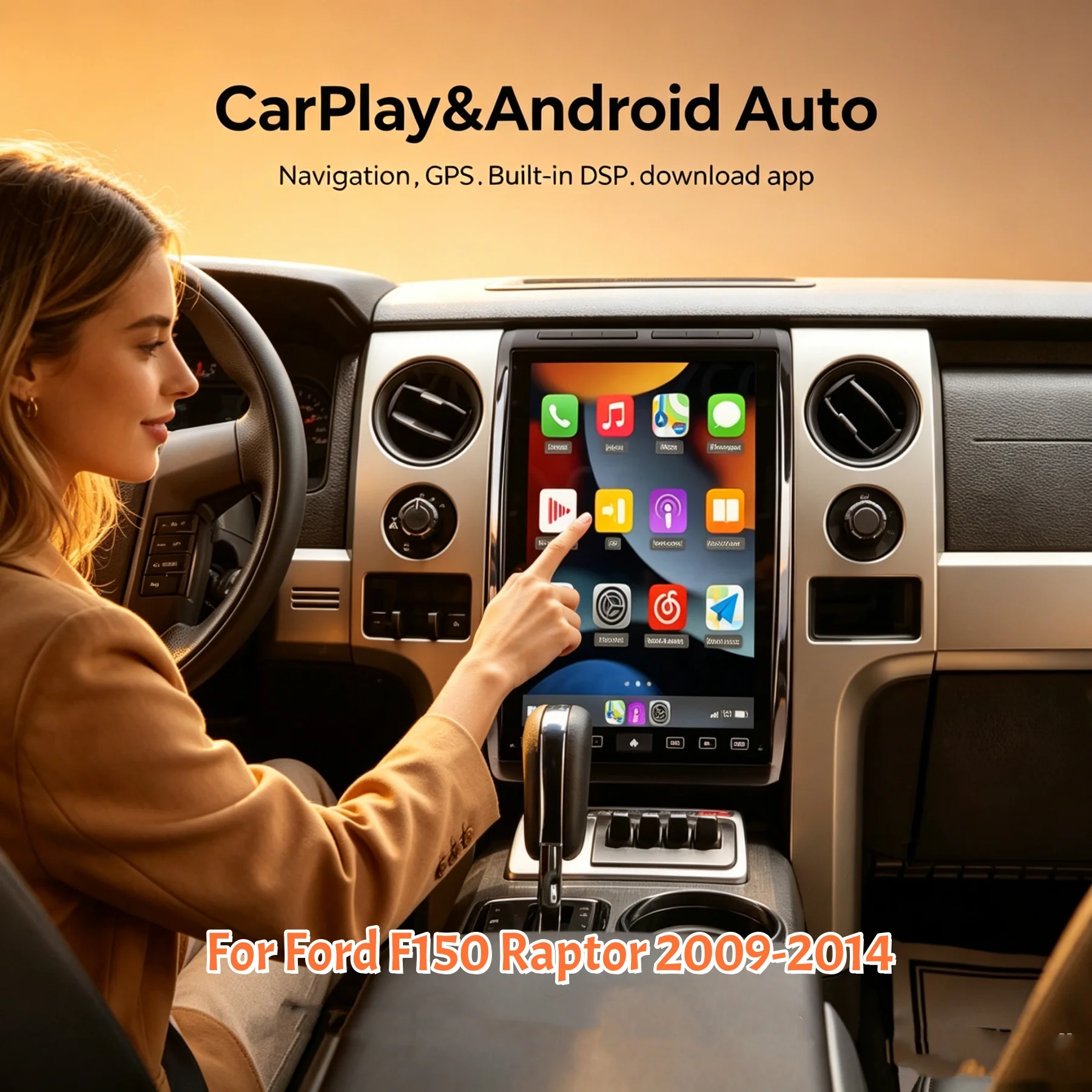 

14.5 inch Android Car Radio For Ford F150 2009-2014 Auto Stereo GPS Navigation Multimedia Player Wireless Carplay Head Unit